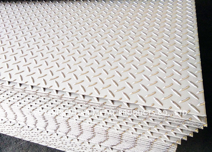 Laser Cutting Embossed Stainless Steel Sheets / Stainless Steel 304 Sheet Floor