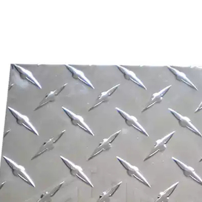 Goede prijs. Geruite reliëf aluminiumplaat H12 3105 5052 diamantplaatlegering voor bootlift online