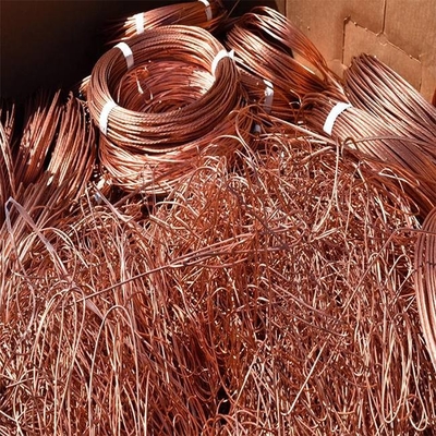 Bright Aluminum Copper Wire Scrap 99.99% Metal Red Grade A