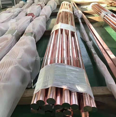 Goede prijs. C11000 Koper Superzuivere Messingstaaf Ronde staaf Vlakke lengte 300-6000 online