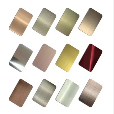 Goede prijs. 304 roestvrij staal Kleurplaat Aisi 2 mm Gepoetste Ss 304 316 Decoratieve haarlijn Roestvrij staal platen online