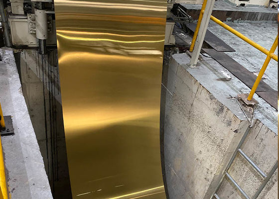 Goede prijs. Warmgewalste het Roestvrije staalbladen van Champagne Titanium SUS304 online