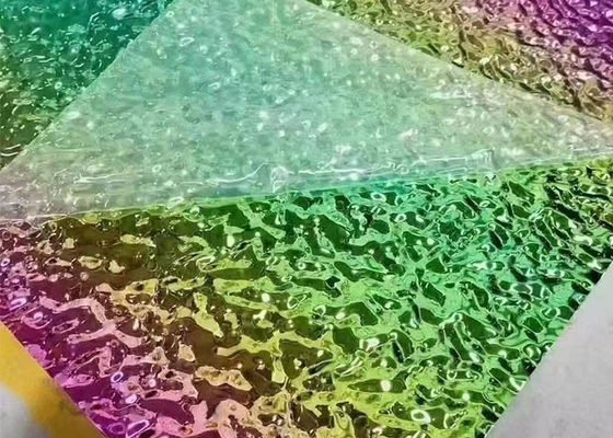 Goede prijs. PVD-het Blad van het de Rimpelingsroestvrije staal van het Spiegelwater voor Plafonddecoratie online