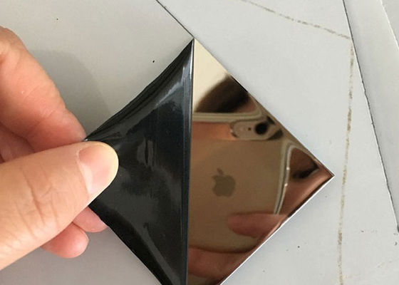 Goede prijs. 0.3mm PVD eindigt de Gouden het Roestvrije staaloppervlakte van de Met een laag bedekte Bladenspiegel online